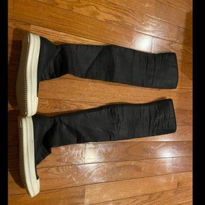 Rick owens drkshdw stocking sock ramones sneakers women size 38